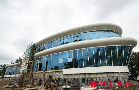 蒼海旅游度假區游客接待中心加快建設