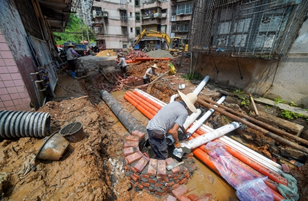 萬秀區棚改項目改造基礎設施