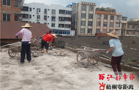 大園塘市場(chǎng)有序施工 