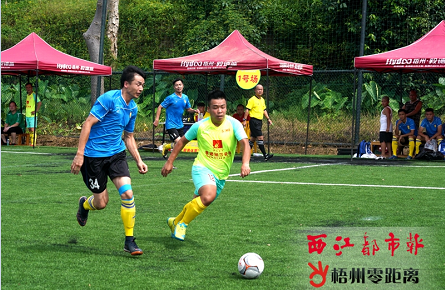 梧州市足球聯賽昨日開打