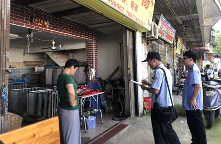 鴛江路一帶整治寵物養殖（經營）點