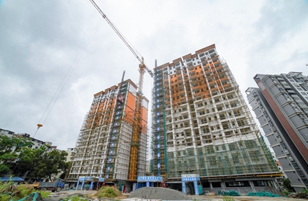 梧州市教師公共租賃房項目建設進入尾聲