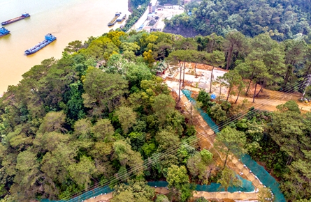 完善允升塔景區設施