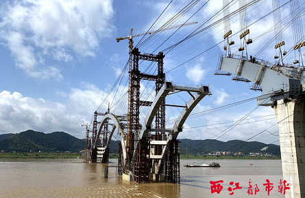 西江梧州市區段水位上漲