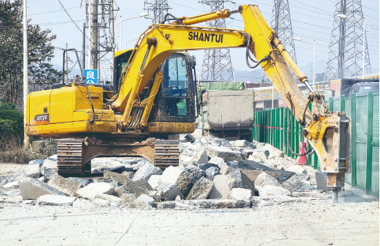 舜帝大道東環路開始修復