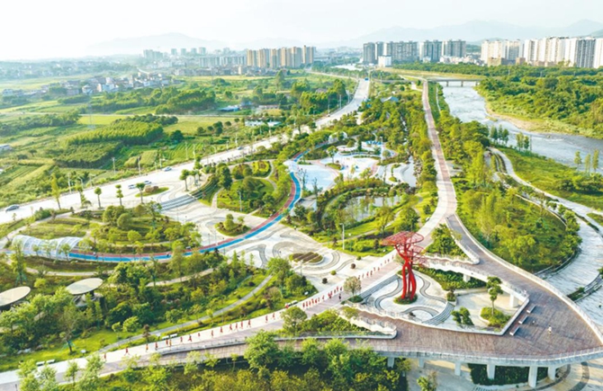 打造縣城公共生態環境空間