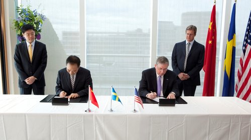 吉利宣布完成對(duì)沃爾沃轎車全部股權(quán)收購